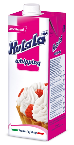 Hulala chantilly liquide 1kg 1*10